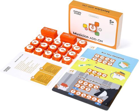 Game Box with 5 Programming Board Games for Coding Set & Pro Set, Education Add-on with Rich Learning Materials for Kids Aged 4-10 in Kuwait