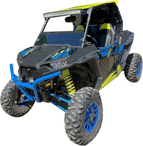 Tinted Half Windshield Compatible with 2015-2018 Polaris RZR S 900 / 4 900 / 900 XC / S 1000 / XP 1000 / XP 4 1000 / Turbo (2 & 4 seat) in Saudi Arabia