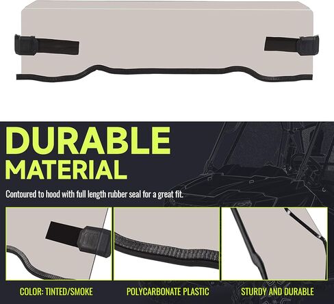 Tinted Half Windshield Compatible with 2015-2018 Polaris RZR S 900 / 4 900 / 900 XC / S 1000 / XP 1000 / XP 4 1000 / Turbo (2 & 4 seat) in Saudi Arabia