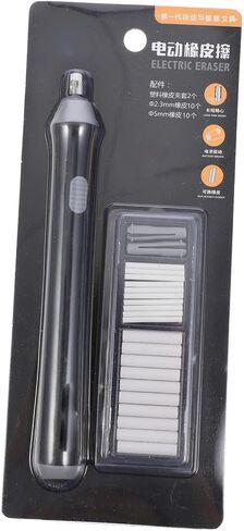 NOLITOY Electric Eraser for School Sketching Material Auto Drawing Correction Tool Lightweight Portable Electric Eraser for Artists Art Supply in Black in Saudi Arabia