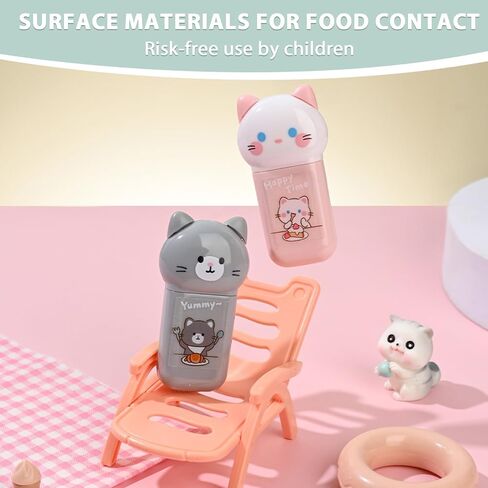 شريط Corrcetion أبيض، 6 عبوات من أقلام شريط Corrcetion اليابانية الصغيرة، مع أداة تطبيق Kawaii Cat سهلة الاستخدام، مجموعة قرطاسية لطيفة مجموعة هدايا عيد ميلاد Kawaii للعودة إلى اللوازم المدرسية in Kuwait