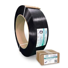 IDL Packaging Refill for 1/2" HD Polypropylene (PP) Strapping Kits for Packaging Strapping - 1/2" x 7200' Polypropylene Strapping Roll of 8" x 8" Core Size and 1000 of 1/2" Open Seals