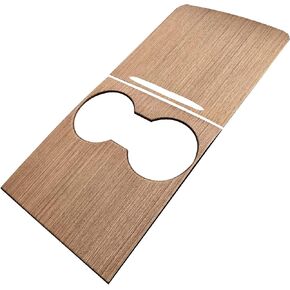leeogench Real Wood Tesla Model 3 Model Y Accessories Center Console Cover Interior Decoration Wrap Kit Tesla Model 3 Model Y 2021-2024 Open Pore