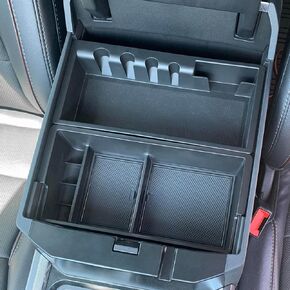 PIMCAR Center Console Organizer for 2023 2024 Ford F250 F350 F450 F550 Insert Tray Pallet Storage Accessories (Work Great with The Factory Tray) - One Tray