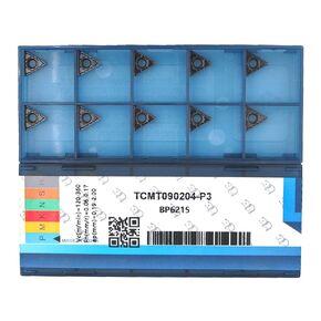 CDBP CNC Carbide Inserts TCMT32.51 / TCMT16T304-MD for Metal Cutting Steel, Semi-Finishing chipbreaker for Turning Cutter, 10 PCS.