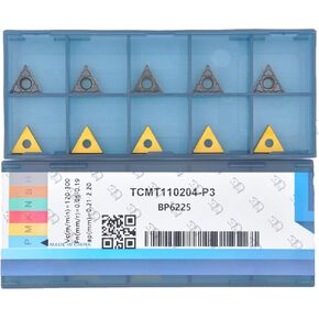 إدراجات كربيد CDBP CNC TCMT32.51 / TCMT16T304-MD لقطع الفولاذ المعدني، قاطع شرائح شبه تشطيب لقاطع الخراطة، 10 قطع. in Kuwait