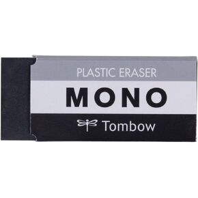 Tombow 57329 MONO Black Eraser, Small. Cleanly Removes Marks Without Damaging Paper