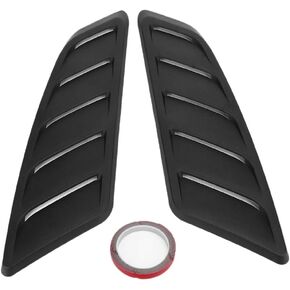 Yctze Senyar 2Pcs Car Hood Air Vent,Auto Modification Hood Bonnet Vent Cover with Tape Fit for 2015-2017 for ford mustang accessories hood vents for cars 2014 impala hood vents hood vent car car hood