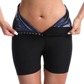 Vigorix Sauna Sweat Shaping Shorts，Women's sauna shorts,Thigh & Waist Trainer Shorts, Sauna Sweat Shapewear Shorts