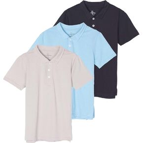 Real Essentials Boys Jersey SS Polos