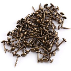 Yosoo 100pcs Antique Bronze Upholstery Nail Wood Decorative Tack Stud for Home Furniture Decor (Size:Type1-green Bronze)