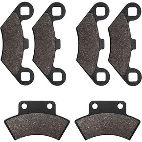 Brake Pads for Polaris Magnum 425 2x4 4x4 Scrambler 400 500 Sportsman 350 Trail Boss 250 Xplorer 300 Big Boss 250 3pairs Front and Rear Brakes