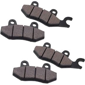 Sollon Brake Pads Front and Rear for Kawasaki EX250 Ninja 250R 2008-2012 EX300 EX 300 Ninja 300 2013-2016/ Kawasaki KVF750 Brute Force/ 650 KL650 Klr650 2008-2016