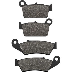 ZICOO Front & Rear Brake Pads for KAWASAKI KX250 KX250F 2004-2018, KX450F 2006-2020, KLX450R 2008-2018 for SUZUKI RM-Z 250 RM-Z 450 2004-2020, RMX450 2010-2015 for Yamaha YZ125 YZ250 WR450