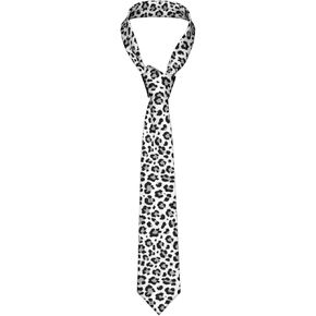 ربطات عنق Gocerktr سنو ليوبارد للرجال الجدة في سن المراهقة الأولاد أزياء الرقبة التعادل حفل زفاف هدية الأعمال in Kuwait
