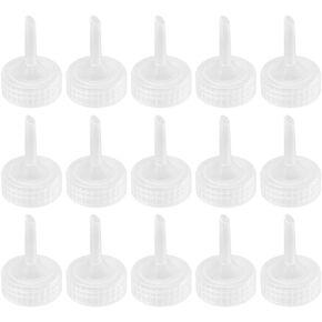 STOBOK 25pcs Brine Shrimp Artemia Hatchery Cola Bottle Adapters Plastic Shrimp Egg Incubator Hatching Bottle Cap for Aquarium Fish Tank Oxygen Parts in Saudi Arabia