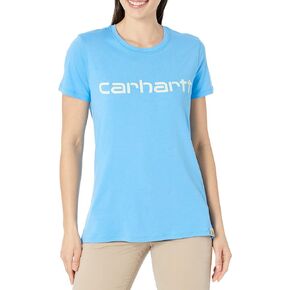 تي شيرت نسائي خفيف الوزن بشعار متعدد الألوان من Carhatt