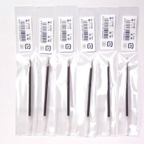Ohto 0.5mm Black Oil-based Ink Refill (No.895NP), for Ohto Needle Point Ballpoint Pen, × 6 Packs/total 6 pcs (Japan Import) [Komainu-Dou Original Package]