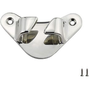 NRC&XRC Marine Grade Stainless Steel 316 4-1/4"(105mm) Boat Angled Bow Chocks Yacht Deck Dock Mooring Rope Cleat Chock