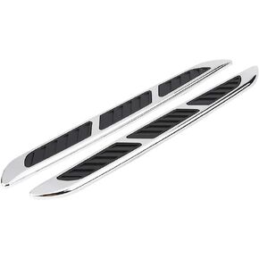 Car Vent Hood, Decorative Universal Hood Scoop Side Air Flow Vent Cover Intake Grille Bonnet Vents Grille Cover Self-adhesive Stick 1 Pair