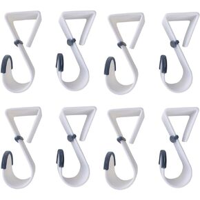 Black Duck Brand Space Saver Over The Door Hooks, These Uniquely Styled Space Saving Devices Give You Extra Storage (2 Hooks)