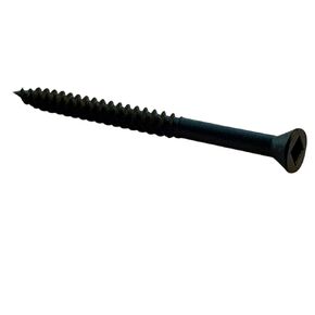 Small Parts 0626YQFT #6-18 x 1-5/8" Square Drive Trim Head Drywall Screw Fine Thread Black Phosphate (Pack of 50)