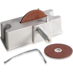 Edicapo Aluminum Manual Piston Ring Filer with 120 Grit Grinding Wheels