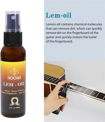 طقم تنظيف العناية بمنظف الجيتار، طقم صيانة 11 حزمة، شمع العسل، طلاء، زيت الليمون، زيت الخيط، حافظة الخيط، قلم حماية الخيط (لون عشوائي)، اللفاف، أوتار الجيتار، فرشاة الخيط، قطعة قماش للتنظيف، الحقيبة in Kuwait