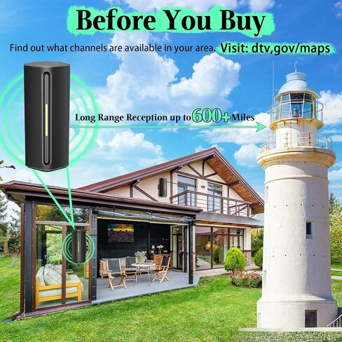 TV Antenna Indoor, 4K Ultra HD TV Antenna with Amplifier and Signal Booster, KENNEDICH Long Range Reception Digital Antenna for Smart TV and Old TVs with 33ft Coax Cables in Saudi Arabia