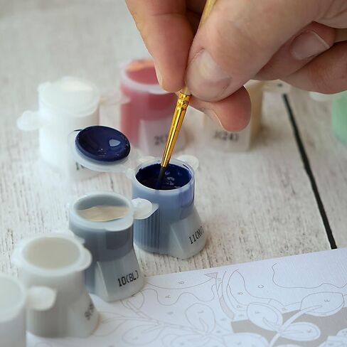 Paintworks Sloth Family Paint by Number Kit, Finished Size 8" x 10", White 11 Piece in Saudi Arabia