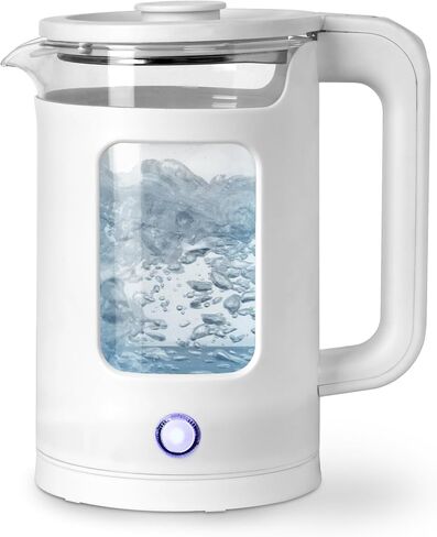 Stainless Steel Electric Tea Kettle, Electric Kettles for Boiling Water, 1.7L Electric Kettle, Cordless Water Boiler with 360 Degree Rotational Base, Automatic Shut Off, 1000W, Silver (White) in Saudi Arabia