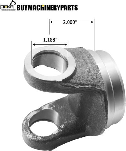 Driveshaft Tube Yoke 3-28-57 Weld Yoke N3-28-57 P3-28-57 3.000"x .083" C/L 2.000" for 1350 Series U-Joint in Saudi Arabia