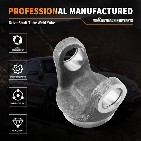 Driveshaft Tube Yoke 3-28-57 Weld Yoke N3-28-57 P3-28-57 3.000"x .083" C/L 2.000" for 1350 Series U-Joint in Saudi Arabia