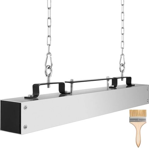 Mophorn المغناطيسي الكناس 36 بوصة المغناطيس الكناس 55LBS المغناطيسي رافعة شوكية الكناس الألومنيوم سطح المغناطيس الصناعي المواد الفولاذية الصيد الملحقات لالتقاط الأظافر، والمسامير، ورقائق الحديد in Kuwait