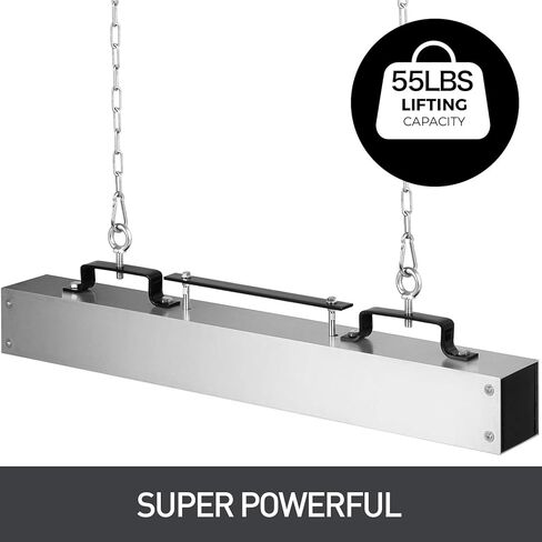 Mophorn المغناطيسي الكناس 36 بوصة المغناطيس الكناس 55LBS المغناطيسي رافعة شوكية الكناس الألومنيوم سطح المغناطيس الصناعي المواد الفولاذية الصيد الملحقات لالتقاط الأظافر، والمسامير، ورقائق الحديد in Kuwait