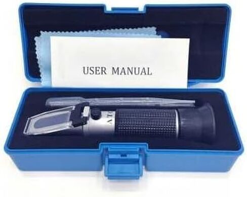 مقياس انكسار الكحول المحمول 0-80%. قياس نسبة حجم الكحول لإنتاج المشروبات الكحولية قياس الكحول الروحي الإيثانول مع الماء المشروبات المقطرة in Kuwait