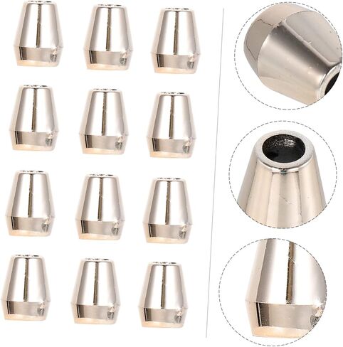 sewacc 100pcs حبل سدادة أقفال الحبل الذهب لm اسأل حبل نهاية سدادة بنجي الحبل أقفال حبل الحبل قفل الحبل نهاية سدادة معدنية جرس سدادة السحابات الحبل الرباط ساعة معدنية النايلون in Kuwait