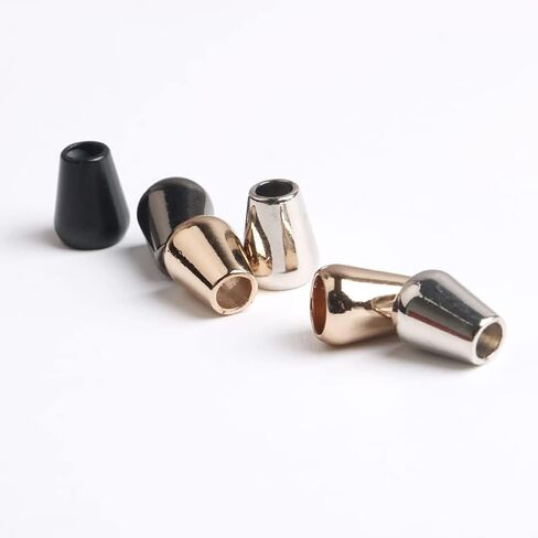 40 Pieces Alloy Cord End Lock Bell Shape Drawstring Rope Stopper Bell Stopper Cord Ends Lock Lanyard Clips Fastener for Lanyard Clothes Backpack Bag DIY Accessories in Saudi Arabia