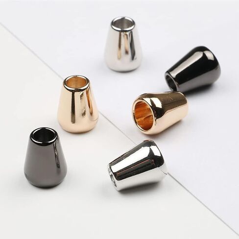 40 Pieces Alloy Cord End Lock Bell Shape Drawstring Rope Stopper Bell Stopper Cord Ends Lock Lanyard Clips Fastener for Lanyard Clothes Backpack Bag DIY Accessories in Saudi Arabia