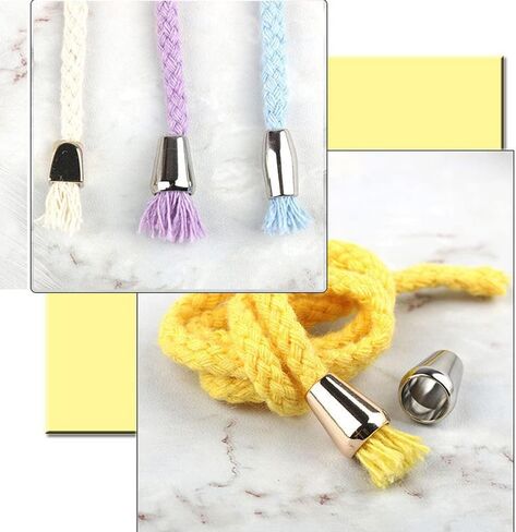 40 Pieces Alloy Cord End Lock Bell Shape Drawstring Rope Stopper Bell Stopper Cord Ends Lock Lanyard Clips Fastener for Lanyard Clothes Backpack Bag DIY Accessories in Saudi Arabia