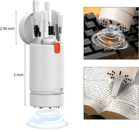 IFTHFOUR Keyboard Cleaning Kit Laptop Cleaner, 21-in-1 Computer Screen Cleaning Kit, Desktop Vacuum Cleaner, Cleaning Brush Tool for MacBook iPad, iPhone Pro, Earbuds, TV Camera Monitor in Saudi Arabia