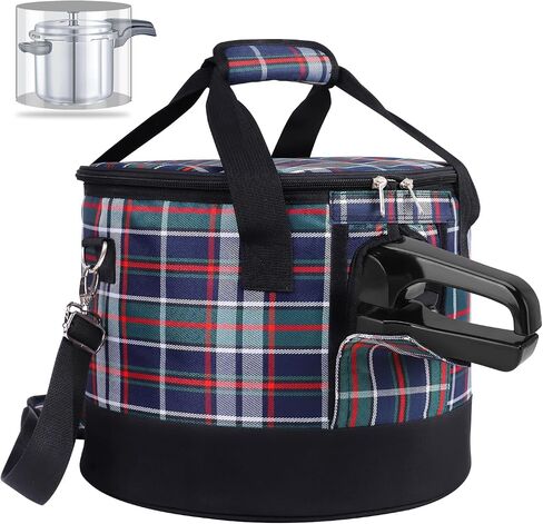 Pressure Cooker Travel Tote Bag,Storage Bag for Stainless Steel Pressure Cooker Rice Cooker Organizer Bag Insulated Carrier with Easy to Clean Lining fit for 4QT Pressure Cooker in Saudi Arabia