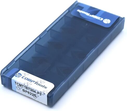 إدراجات كربيد CDBP CNC TCMT32.51 / TCMT16T304-MD لقطع الفولاذ المعدني، قاطع شرائح شبه تشطيب لقاطع الخراطة، 10 قطع. in Kuwait