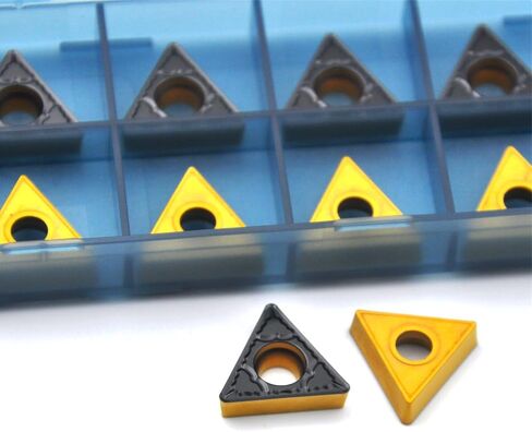 إدراجات كربيد CDBP CNC TCMT32.51 / TCMT16T304-MD لقطع الفولاذ المعدني، قاطع شرائح شبه تشطيب لقاطع الخراطة، 10 قطع. in Kuwait