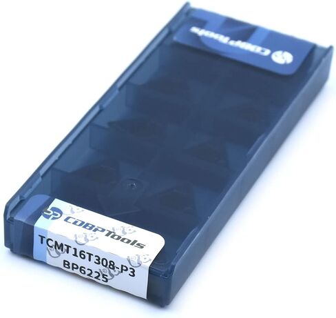 إدراجات كربيد CDBP CNC TCMT32.51 / TCMT16T304-MD لقطع الفولاذ المعدني، قاطع شرائح شبه تشطيب لقاطع الخراطة، 10 قطع. in Kuwait