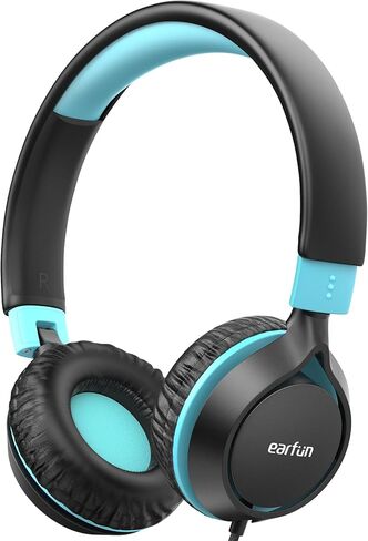 EarFun S1 Kids Headphones, Foldable Wired Headphones for Kids, Lightweight in Kuwait