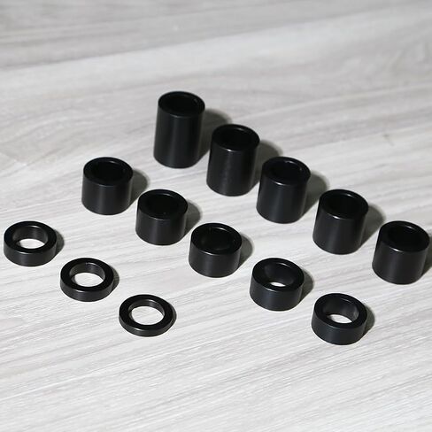 Wheel Axle Spacers Kit ID-3/4" -OD-1-1/4" Black For Harley Dyna Softail Touring in Saudi Arabia