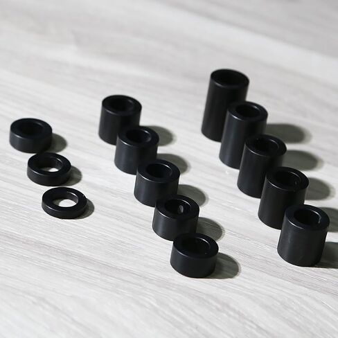 Wheel Axle Spacers Kit ID-3/4" -OD-1-1/4" Black For Harley Dyna Softail Touring in Saudi Arabia