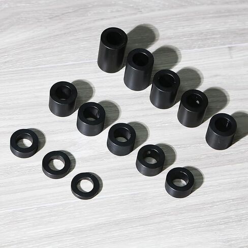 Wheel Axle Spacers Kit ID-3/4" -OD-1-1/4" Black For Harley Dyna Softail Touring in Saudi Arabia