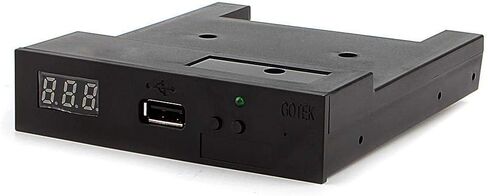 محرك الأقراص المرنة Zeroone، محاكي قارئ الأقراص المرنة الخارجي USB مقاس 3.5 بوصة، قرص مرن محمول للوحة المفاتيح الموسيقية، التوصيل والتشغيل in Kuwait